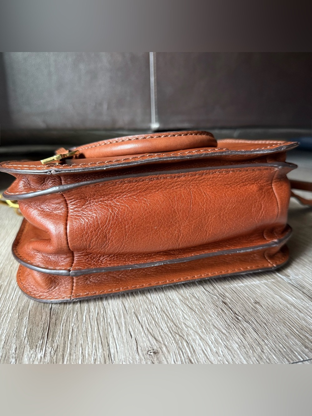 Fossil Ryder Leather Mini Satchel Bag in Brown - Picture 8 of 11